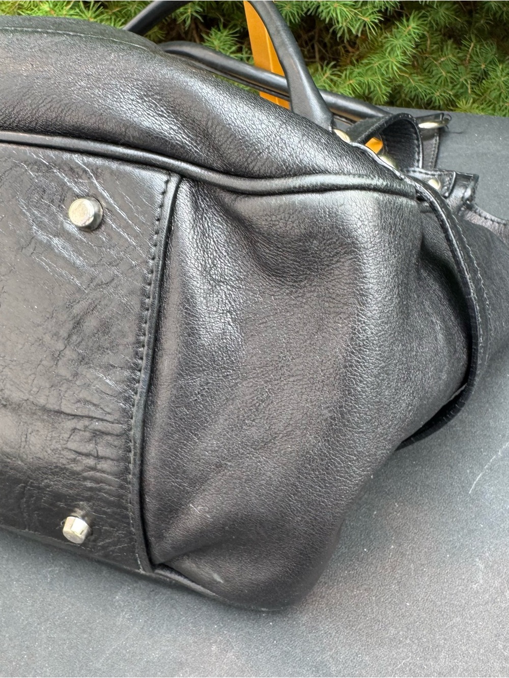 Furla Black Grained Leather Shoulder Bag - Picture 6 of 9
